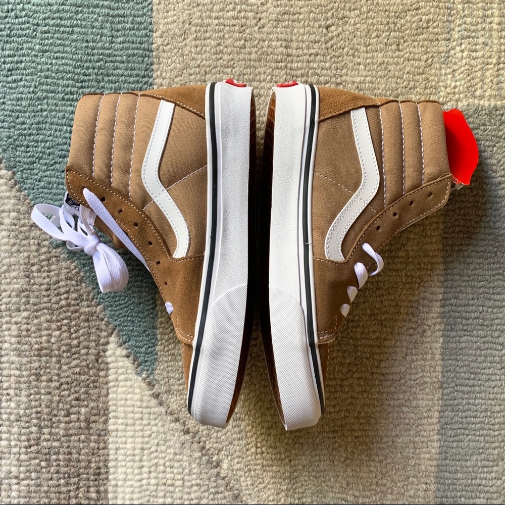 Vans Tiger’s Eye Brown Sk8-Hi Sneakers - Picture 3 of 8